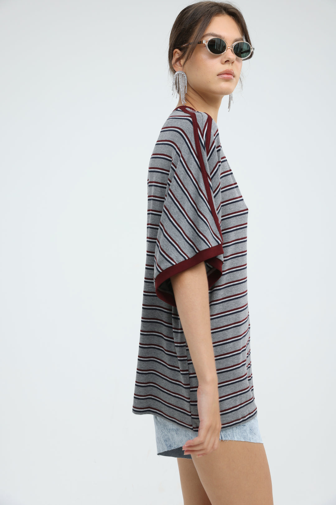 Proof Grey Striped T-Shirt
