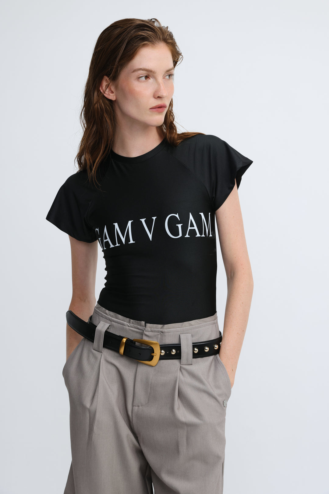Gam V Gam Black Bodysuit