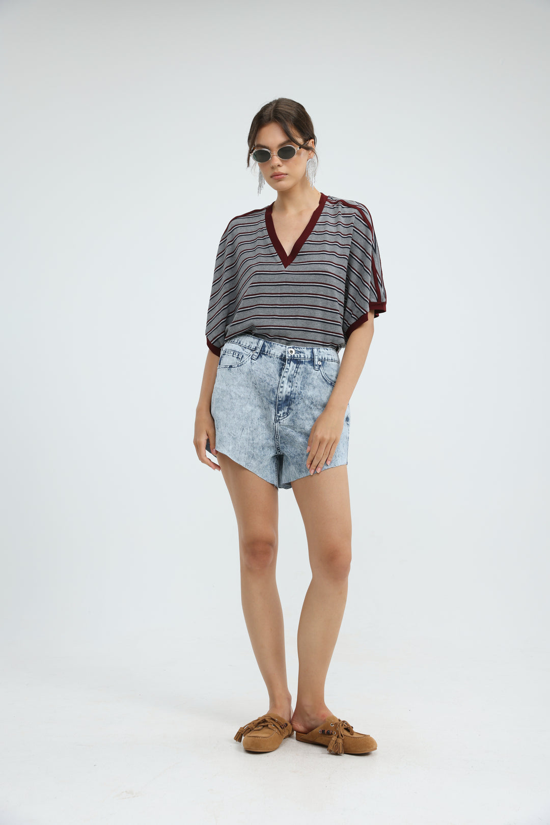 Proof Grey Striped T-Shirt
