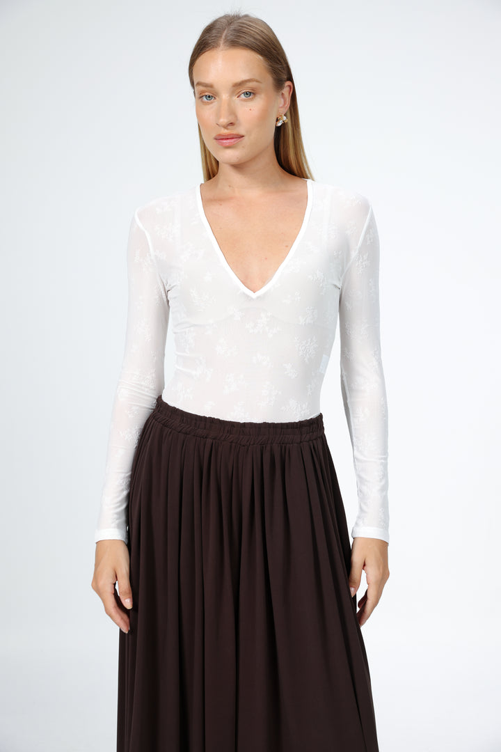 Lake Cream Lace Bodysuit