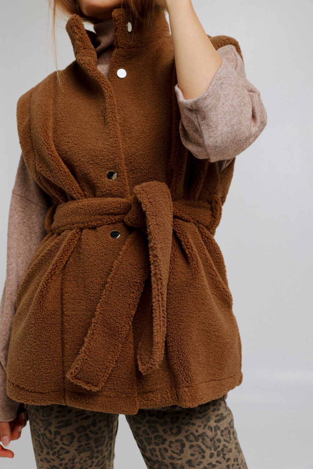 Coziness Brown Vest