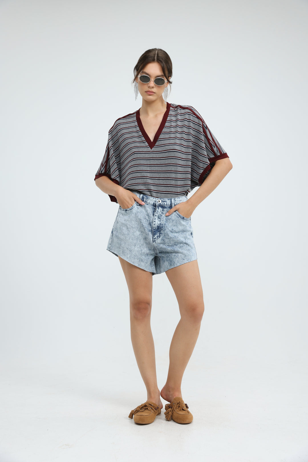 Proof Grey Striped T-Shirt