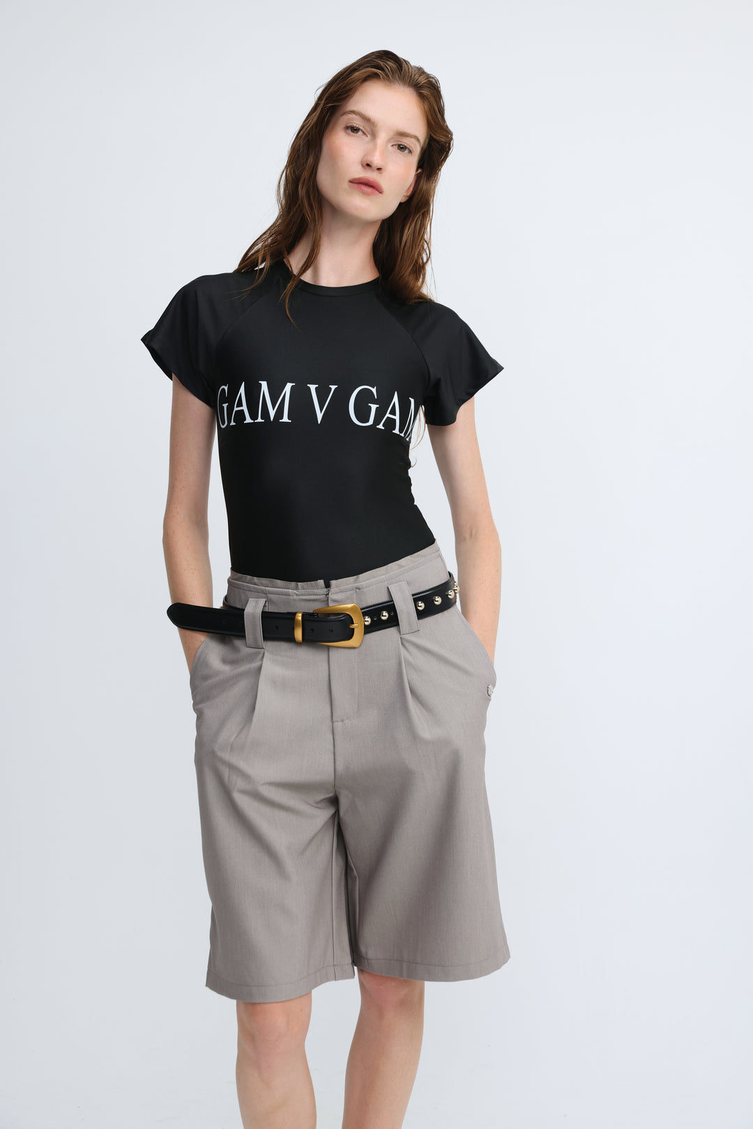 Gam V Gam Black Bodysuit