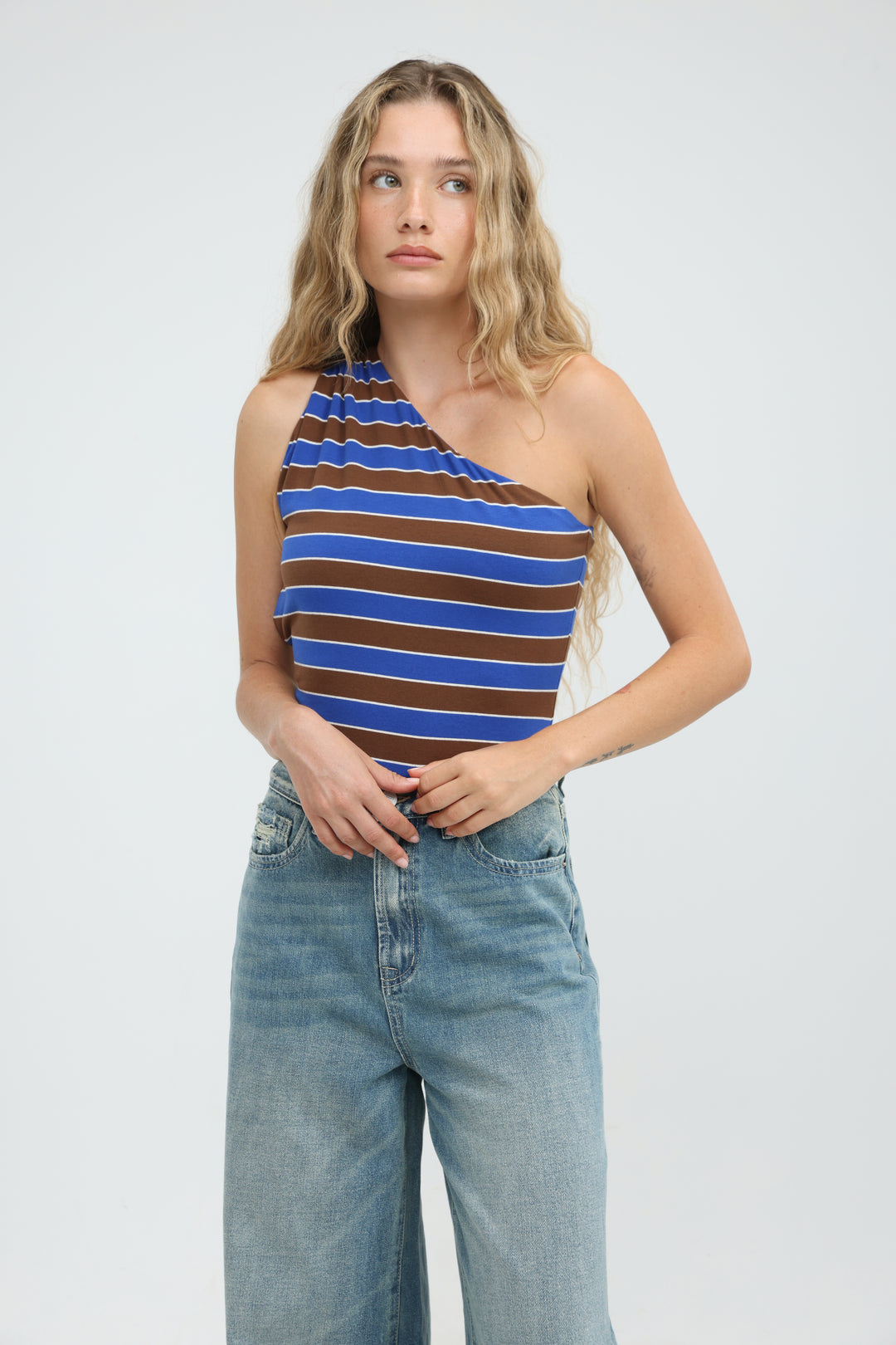 Moonkissed Blue Striped Bodysuit