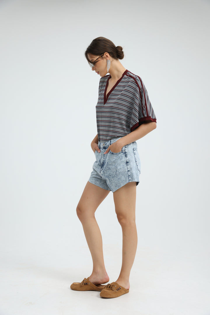 Proof Grey Striped T-Shirt
