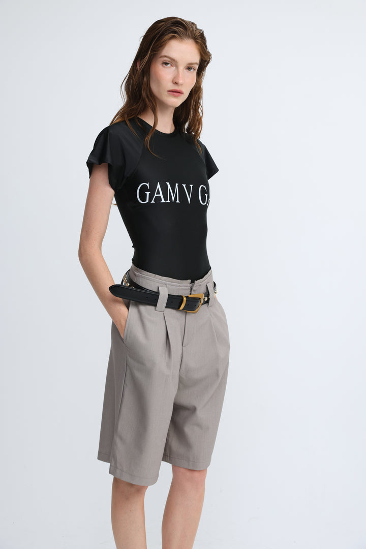 Gam V Gam Black Bodysuit