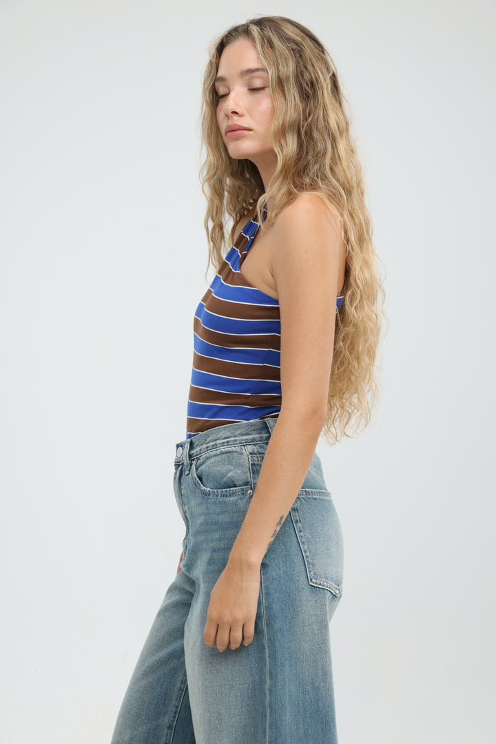 Moonkissed Blue Striped Bodysuit