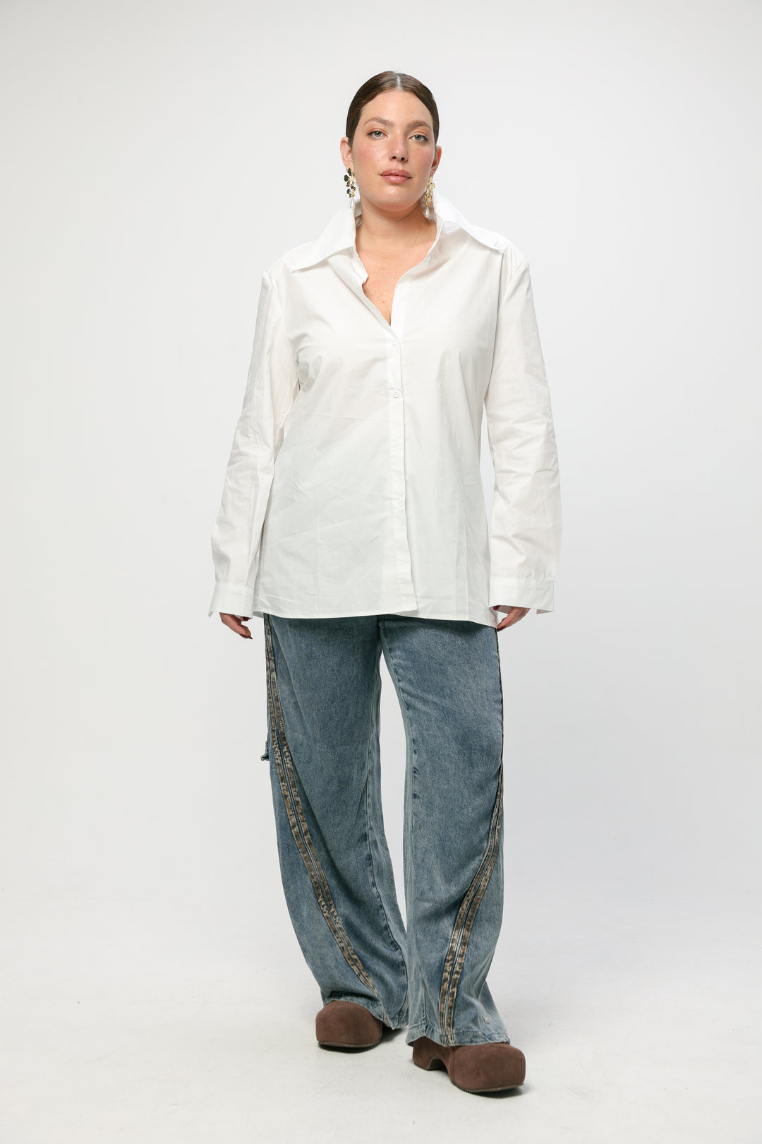 Padded Green Buttoned Shirt