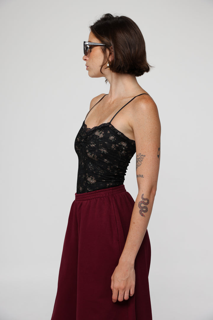 Latte Floral Top