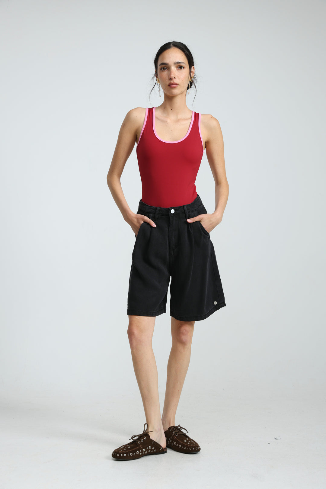 Redefine Black Denim Shorts