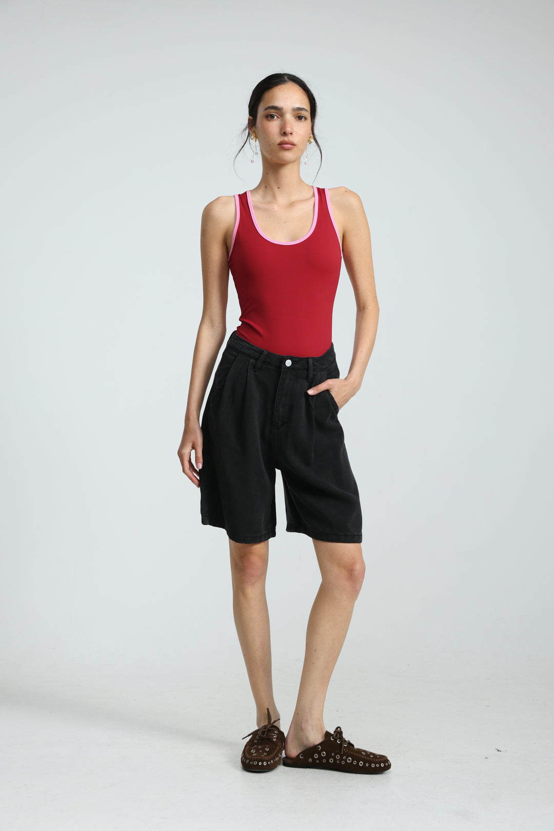 Redefine Black Denim Shorts