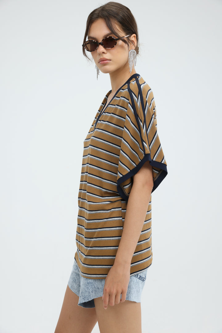 Proof Mustard Striped T-Shirt