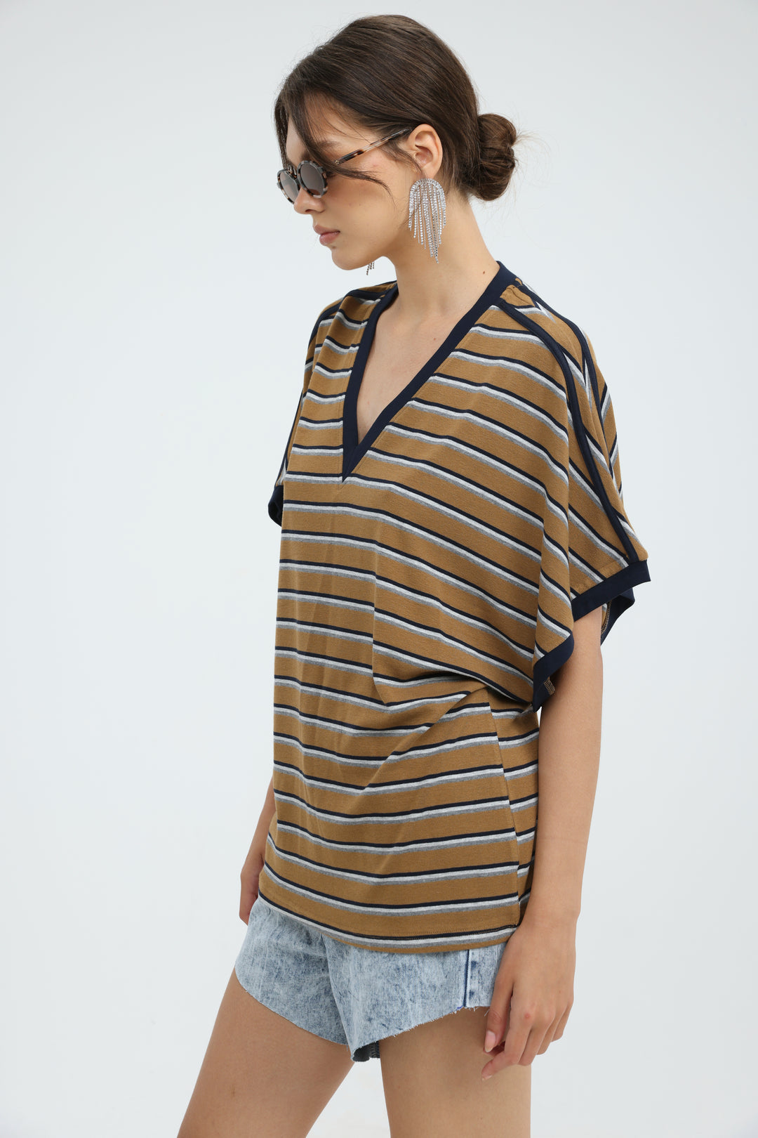 Proof Mustard Striped T-Shirt