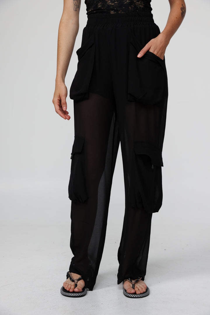 Taste Black Cargo Bottoms