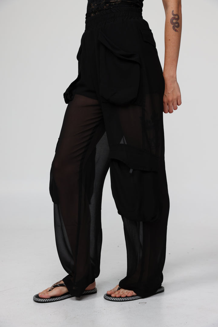 Taste Black Cargo Bottoms