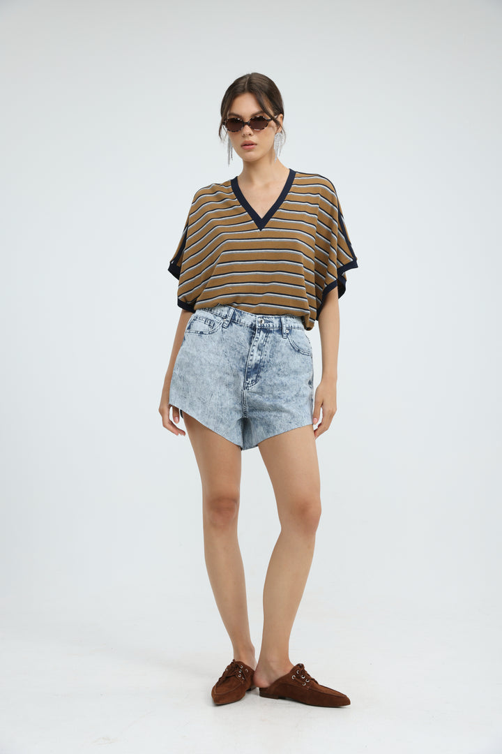 Proof Mustard Striped T-Shirt