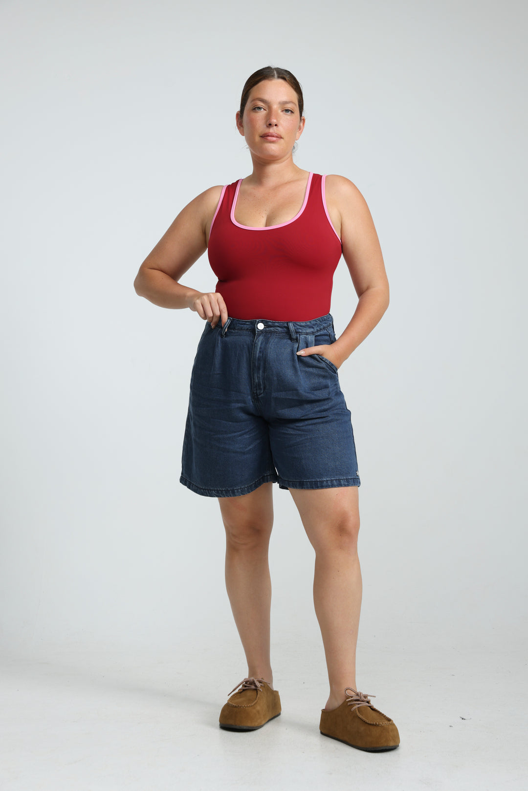 Redefine Light Blue Denim Shorts