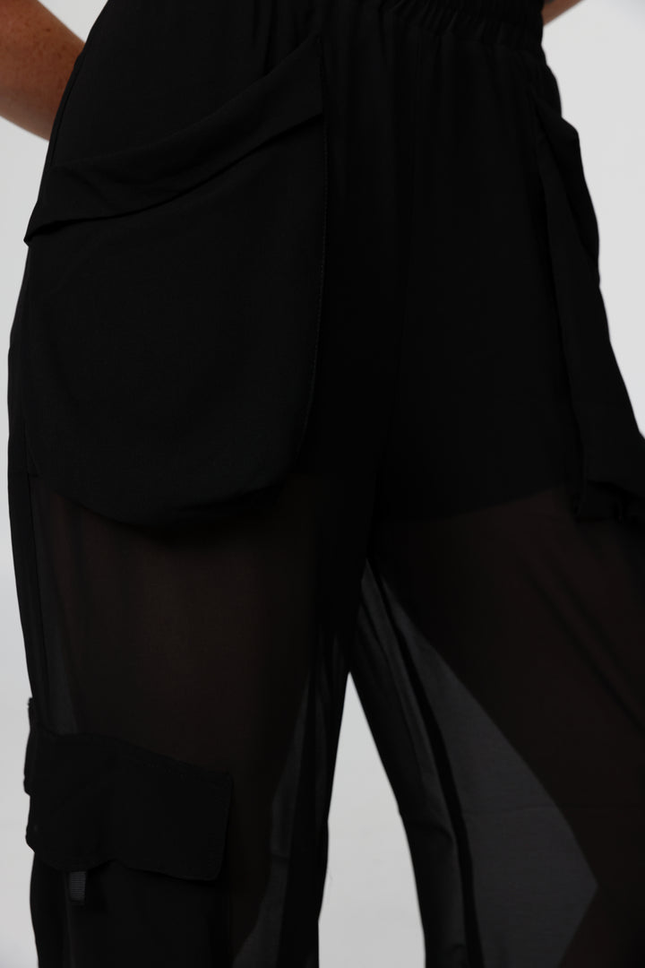 Taste Black Cargo Bottoms