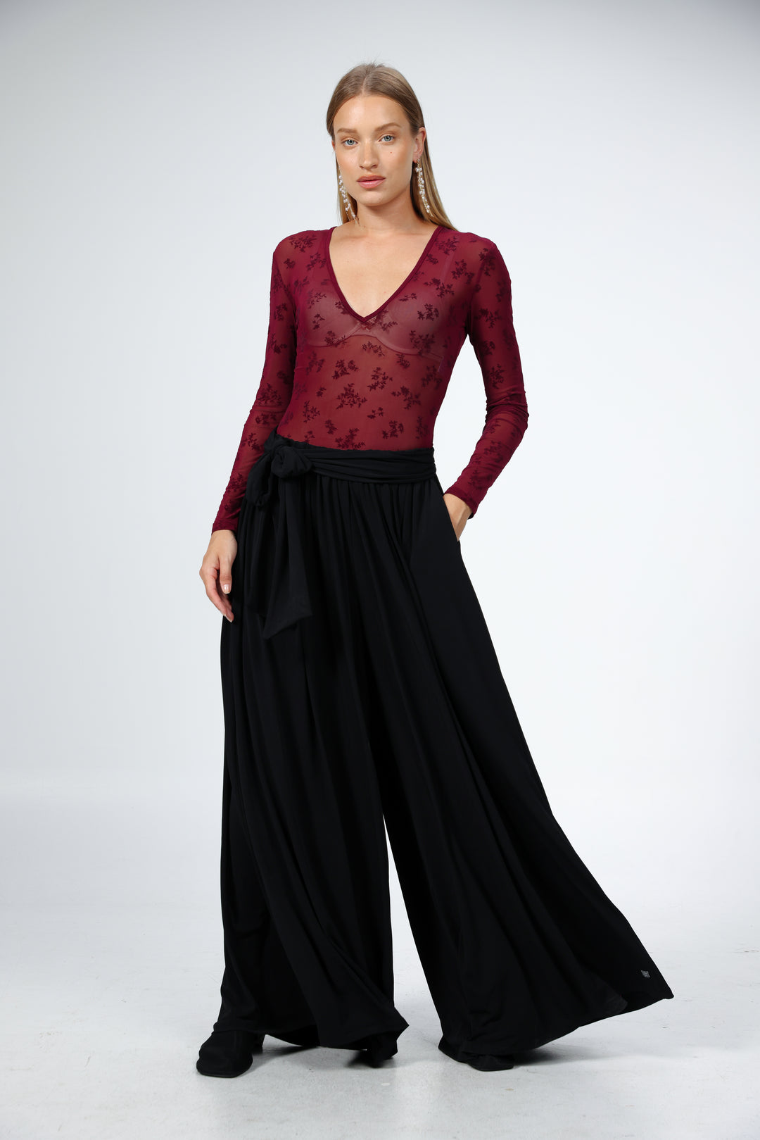 Lake Wine Lace Bodysuit