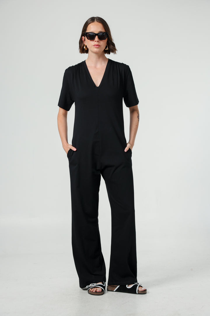 Just V Black Jumpsuit