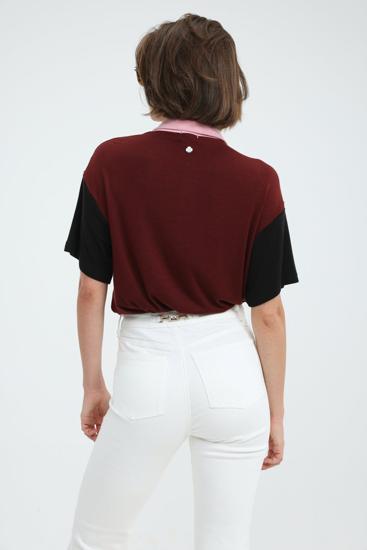Friend Wine Polo T-Shirt