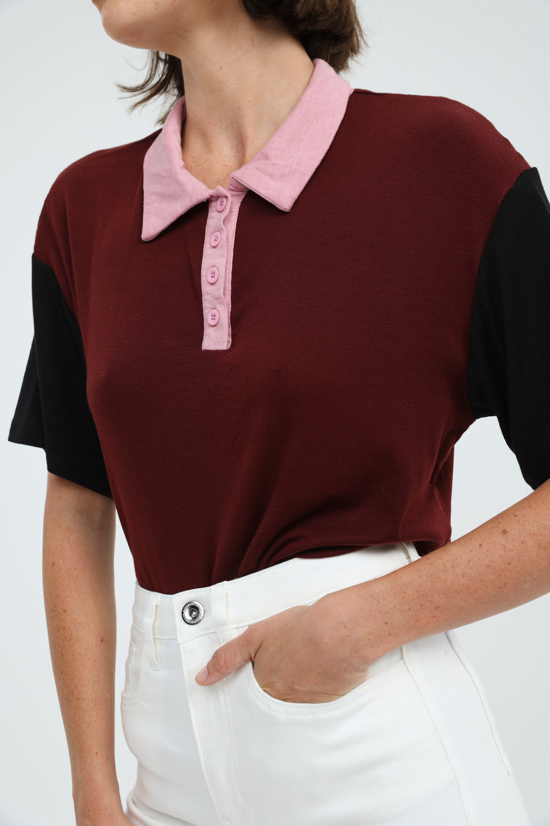 Friend Wine Polo T-Shirt