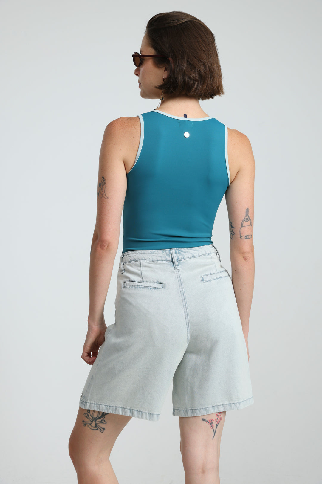 Redefine Light Blue Denim Shorts