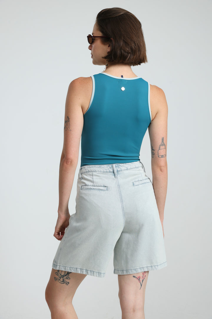 Redefine Light Blue Denim Shorts