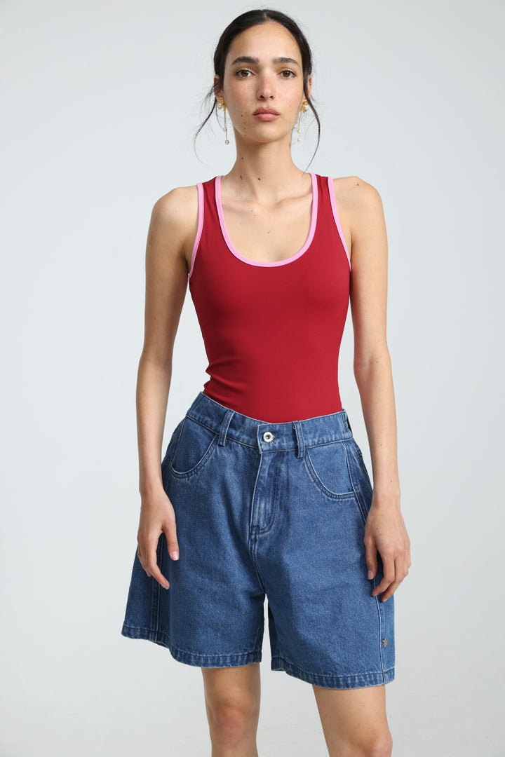 Guri Blue Denim Shorts