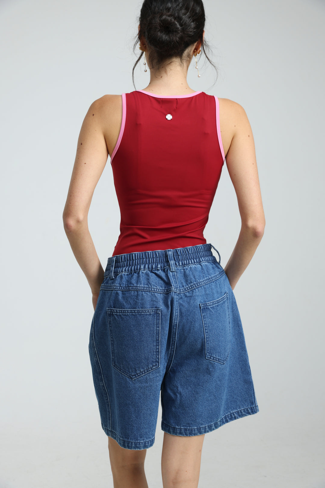 Guri Blue Denim Shorts
