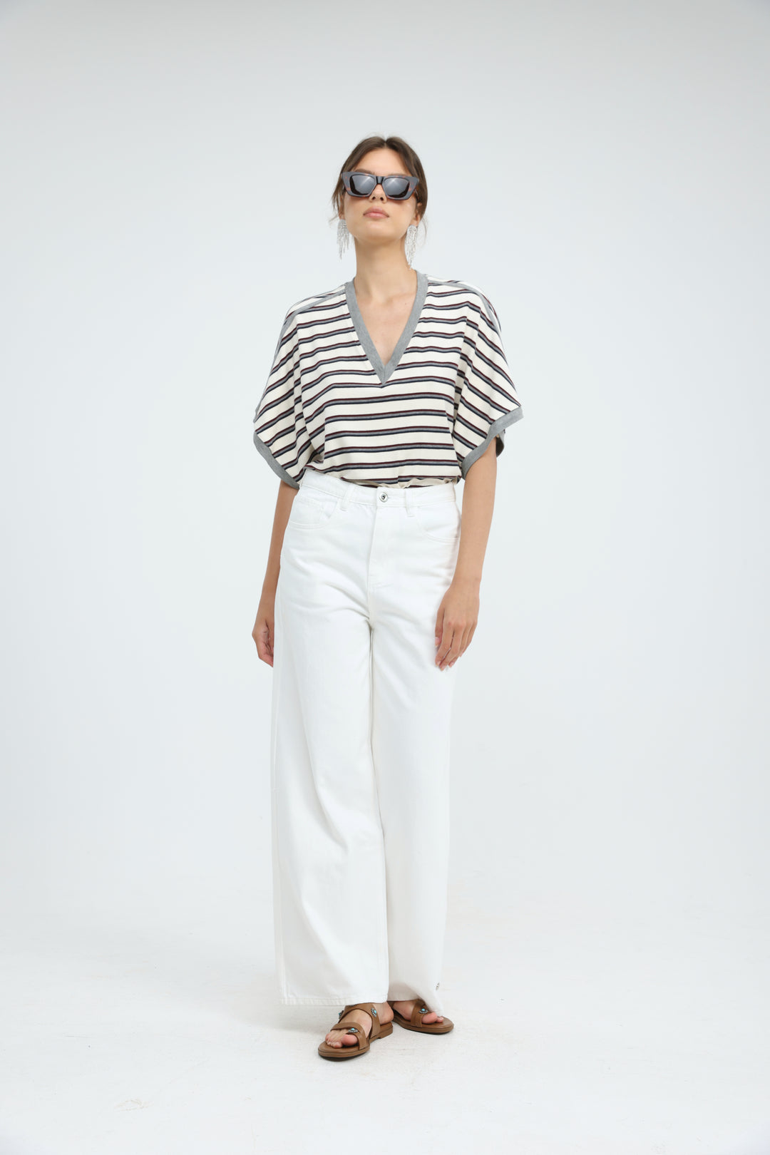 Proof Cream Striped T-Shirt