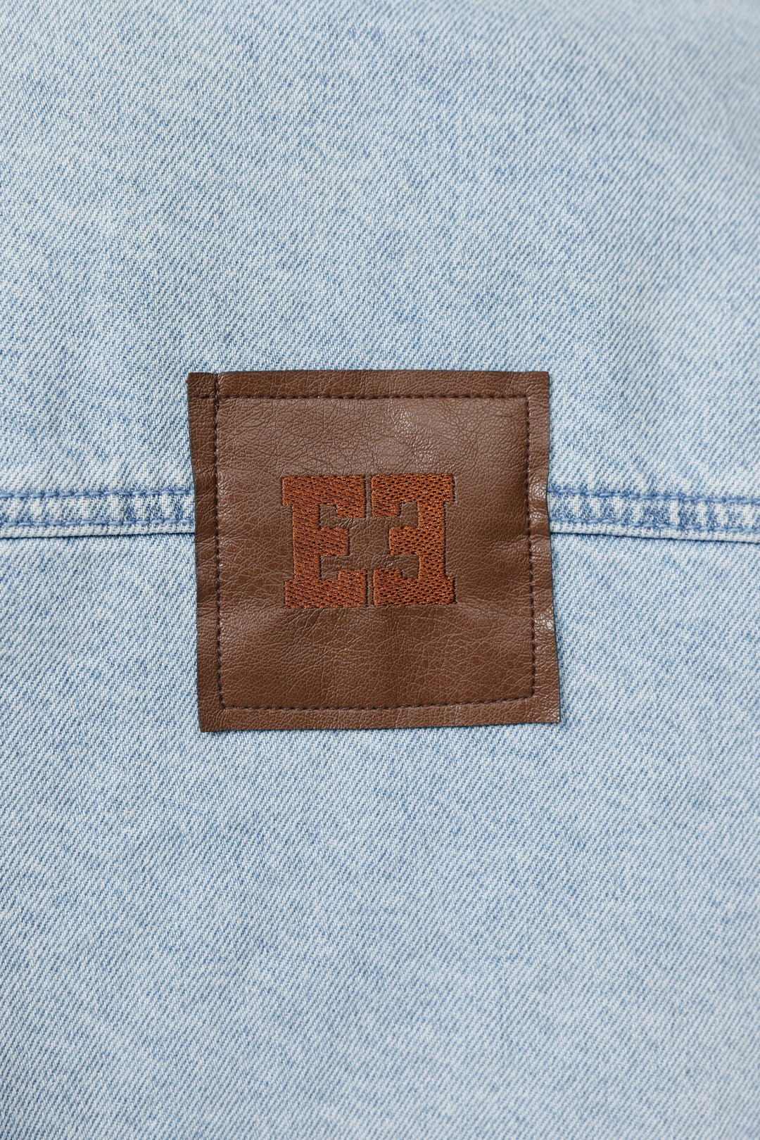 Corduroy Mixed Light Blue Denim Jacket
