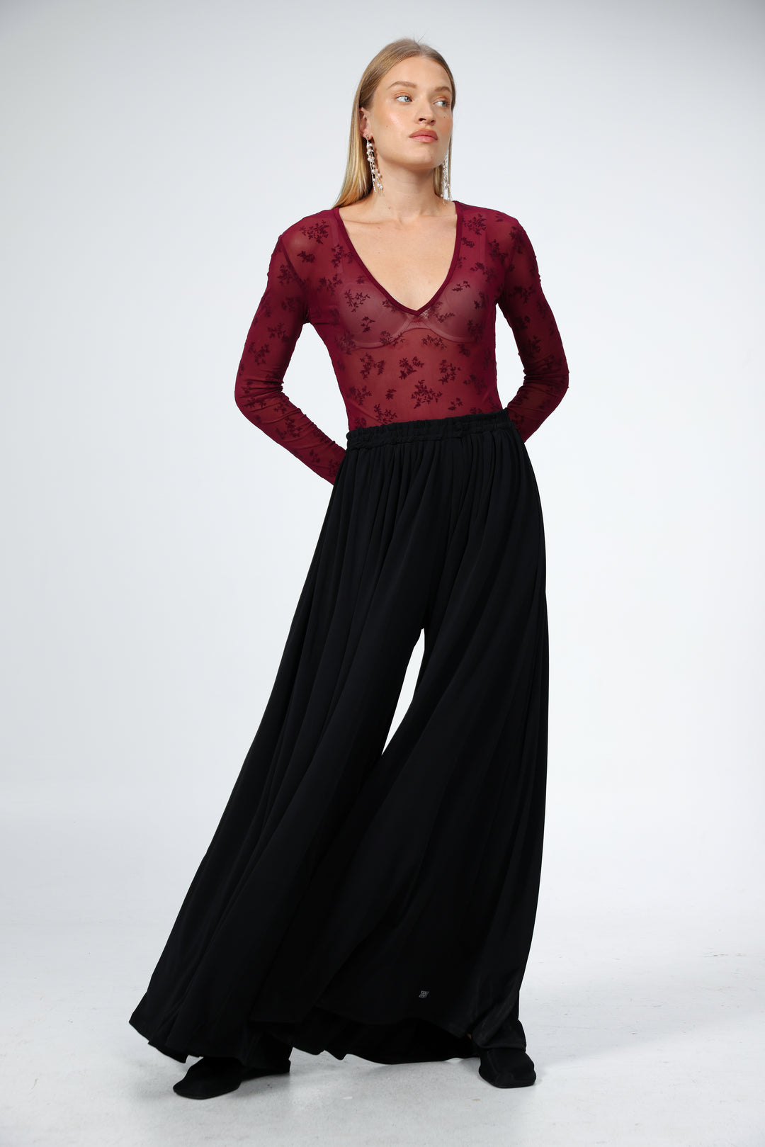 Lake Wine Lace Bodysuit