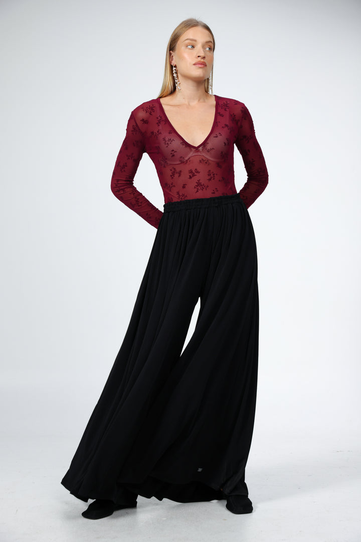 Lake Wine Lace Bodysuit