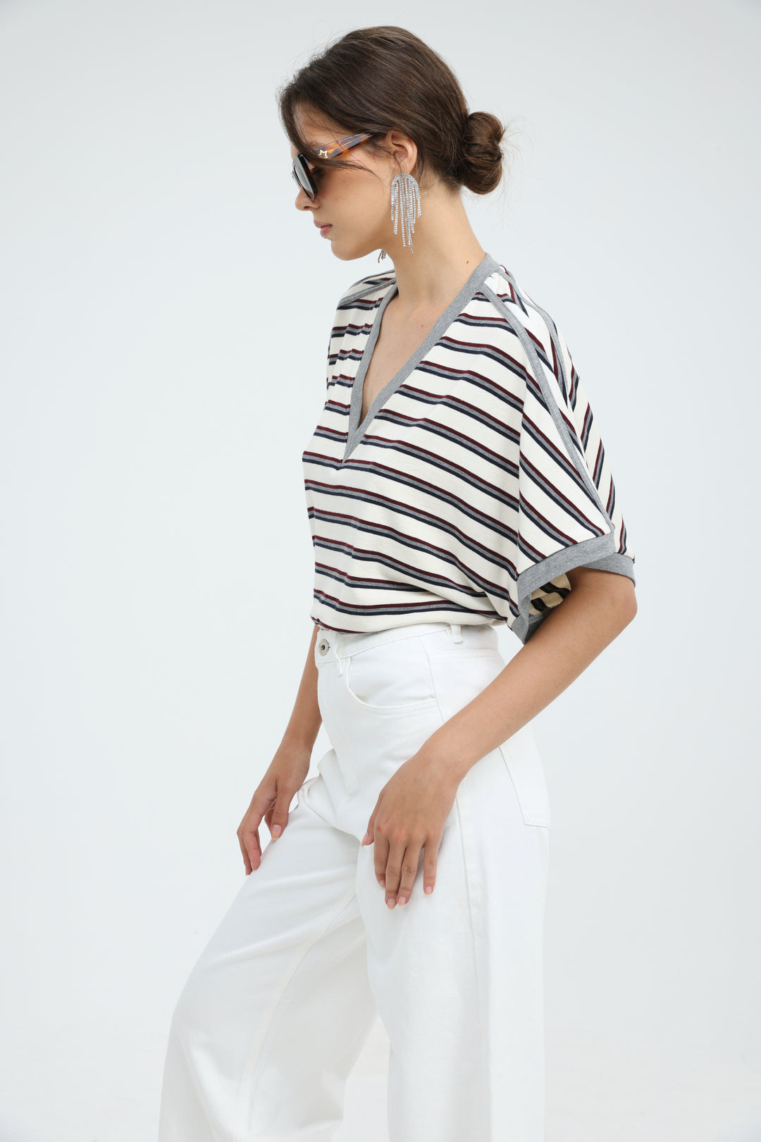Proof Cream Striped T-Shirt