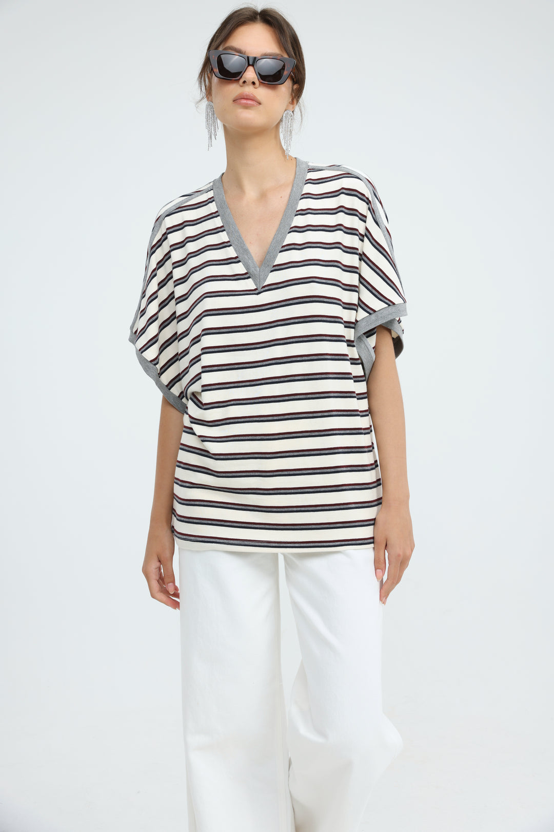 Proof Cream Striped T-Shirt