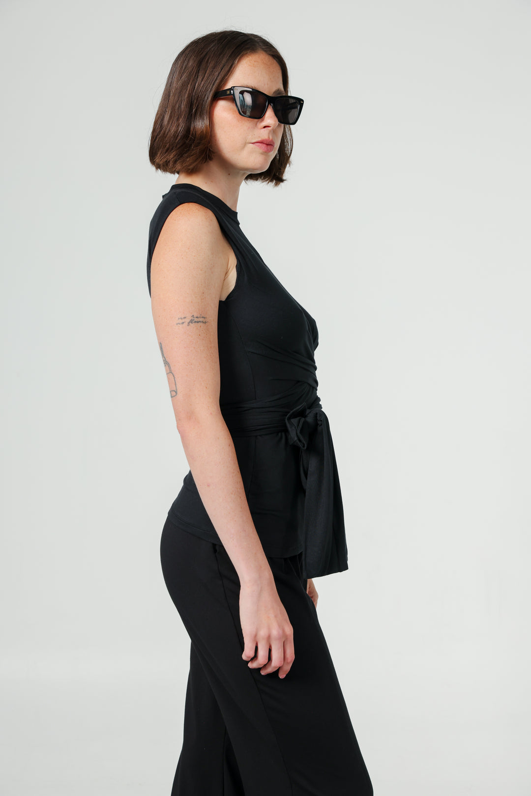 Doughnut Black Padded Tank