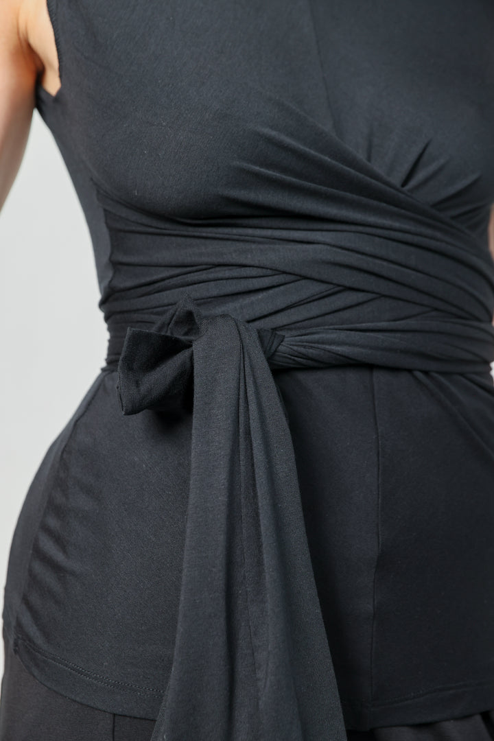 Doughnut Black Padded Tank