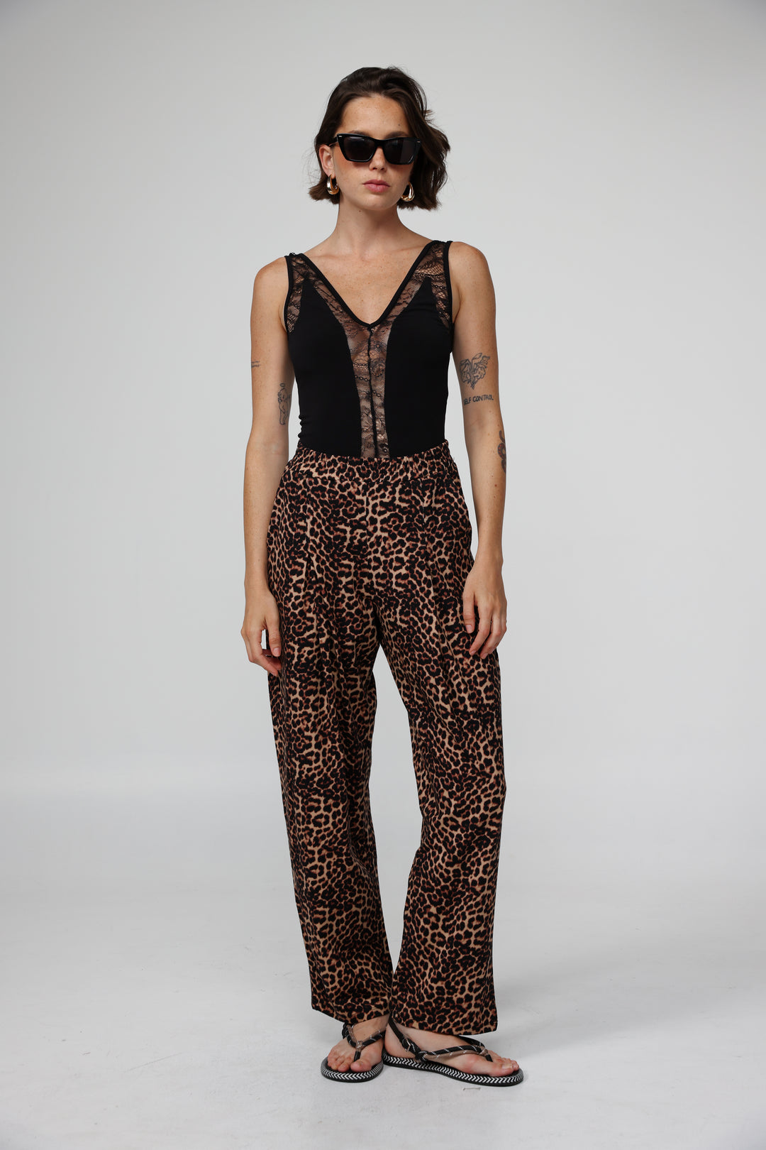 Transform Leopard Joggers