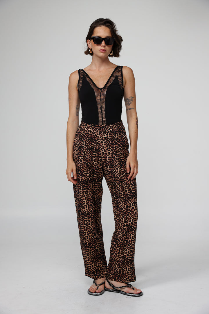 Transform Leopard Joggers
