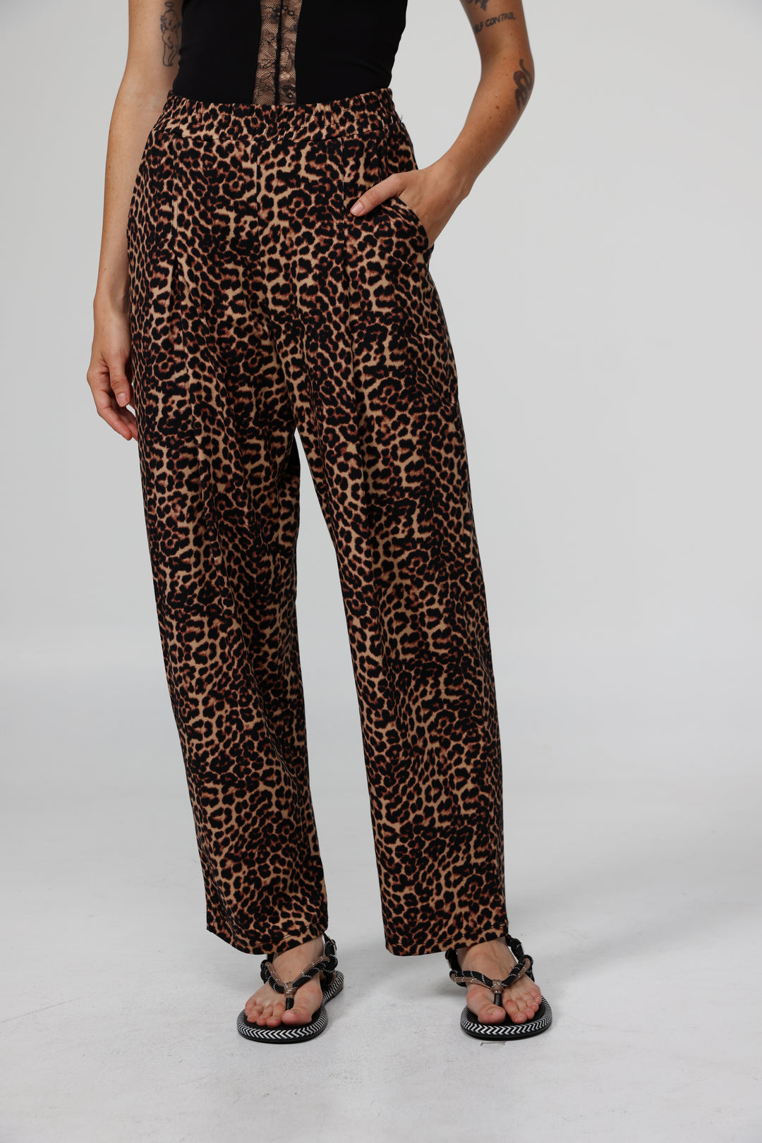 Transform Leopard Joggers