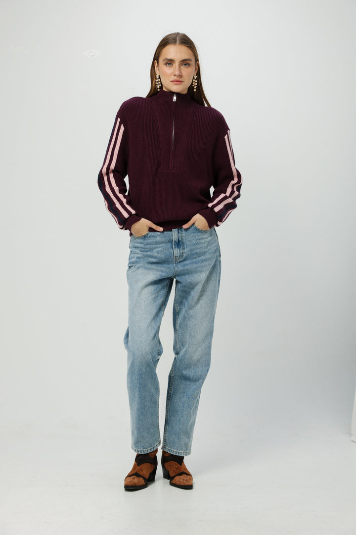 Safe Plum Sweatshirt
