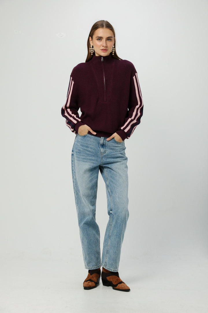 Safe Plum Sweatshirt