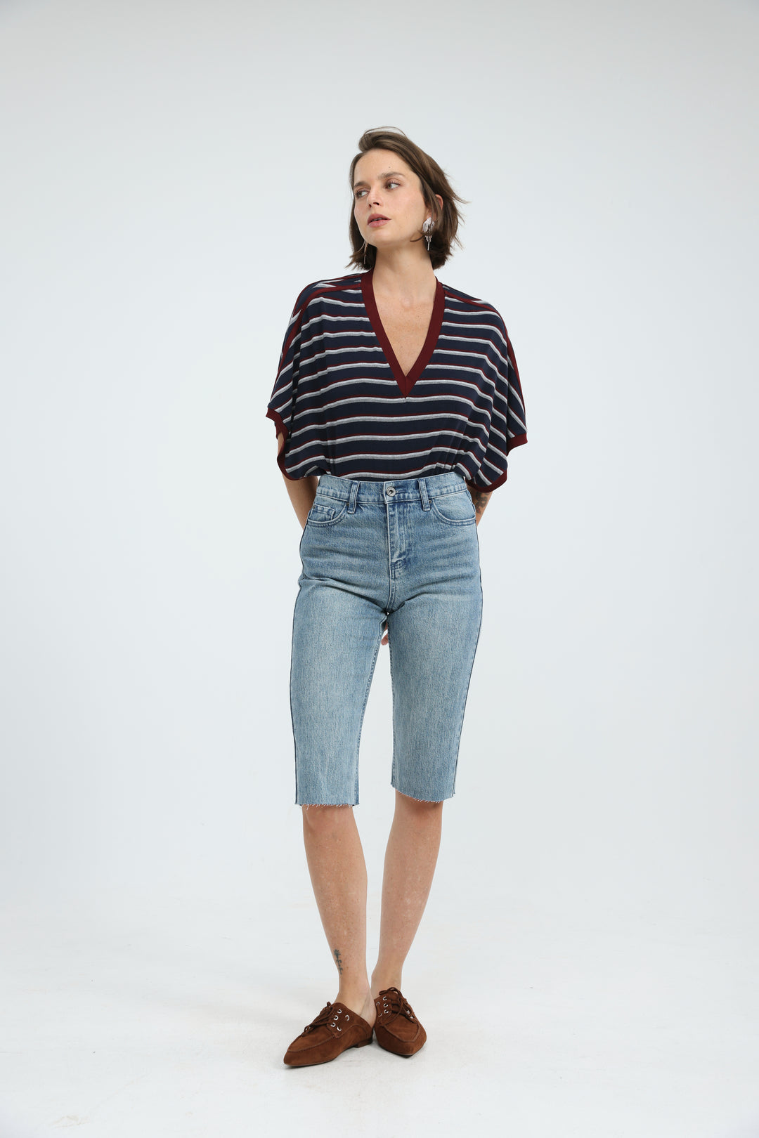 Proof Navy Striped T-Shirt