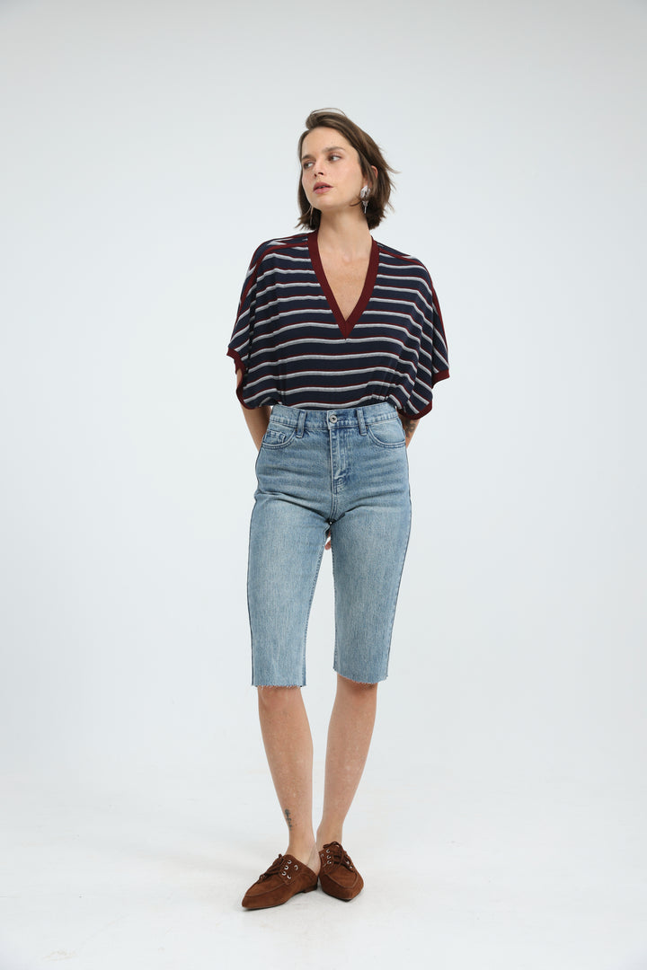 Proof Navy Striped T-Shirt