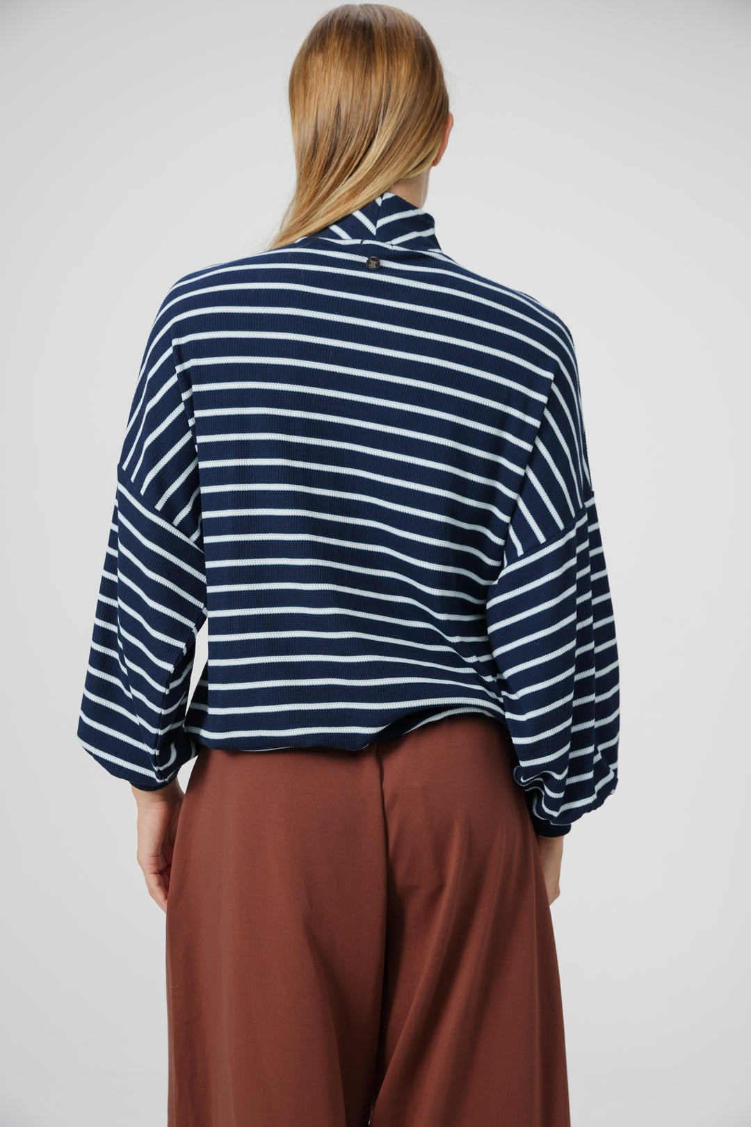 Amazed Blue Striped Polo