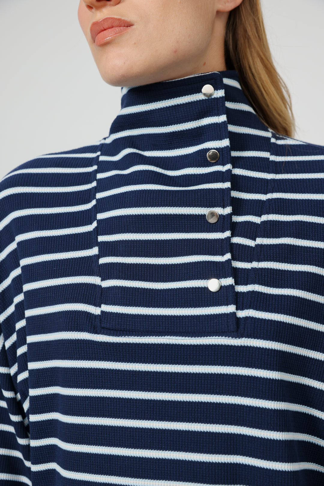 Amazed Blue Striped Polo