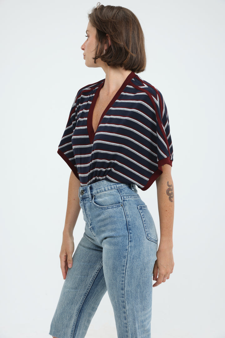 Proof Navy Striped T-Shirt