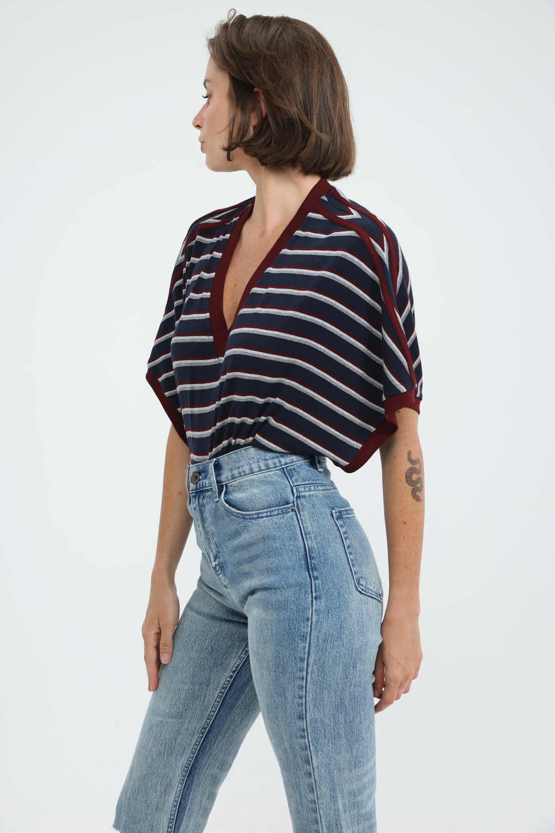Proof Navy Striped T-Shirt