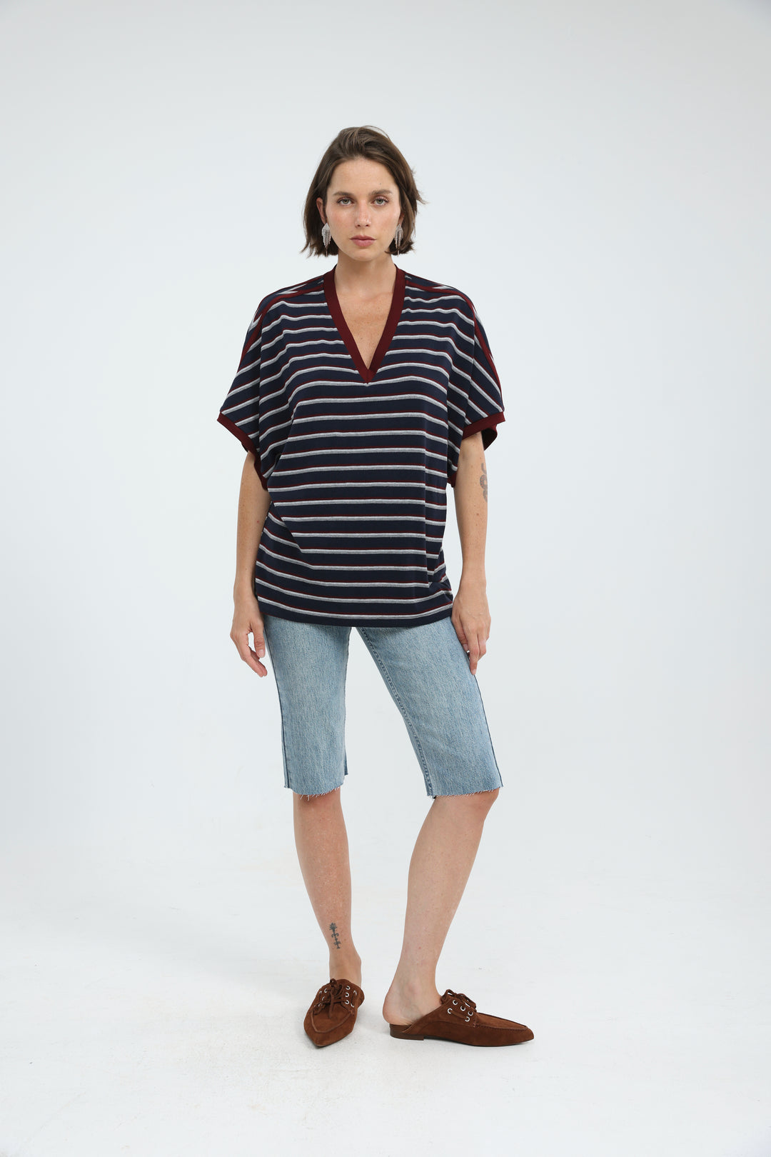 Proof Navy Striped T-Shirt